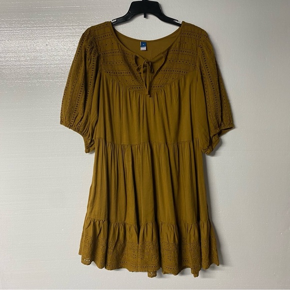 Old Navy Brown Midi Dress - Picture 1 of 11